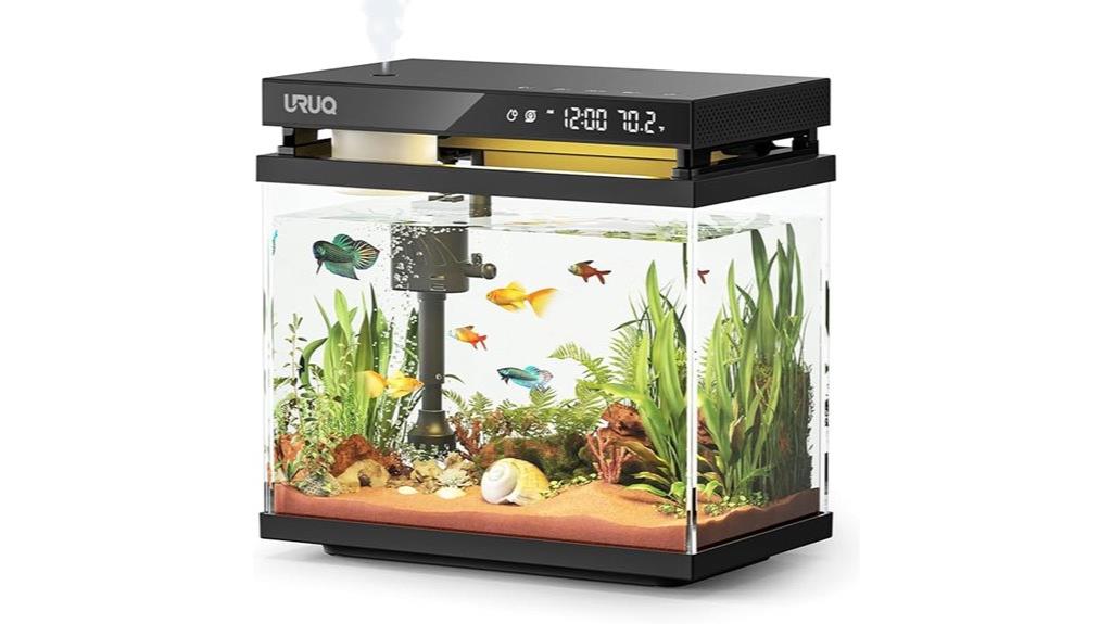 small 2 gallon fish tank