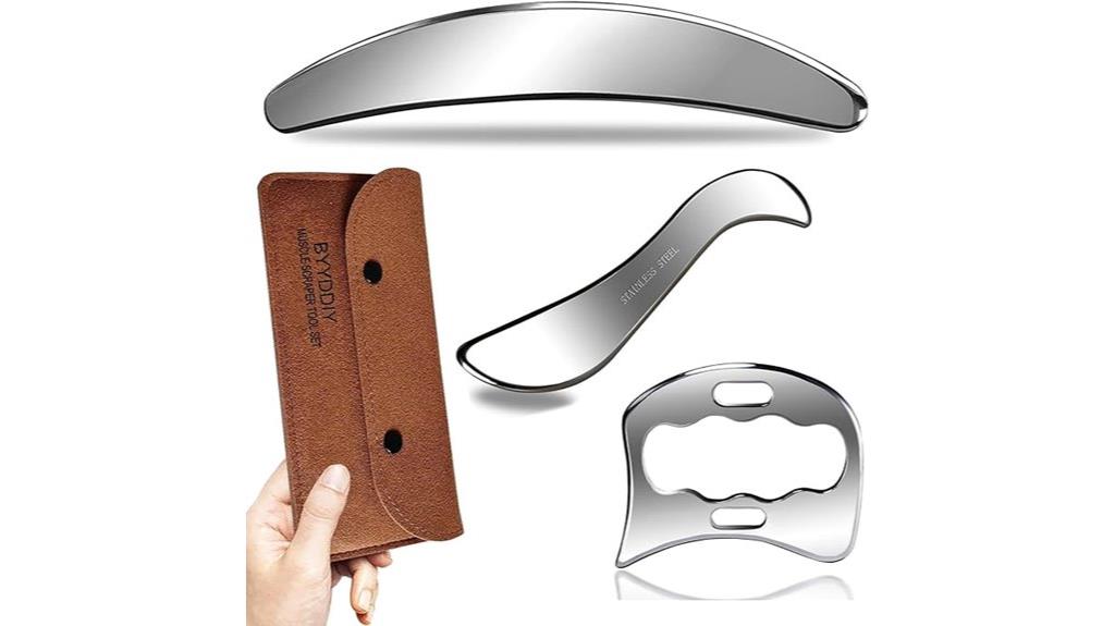 stainless steel scraper set