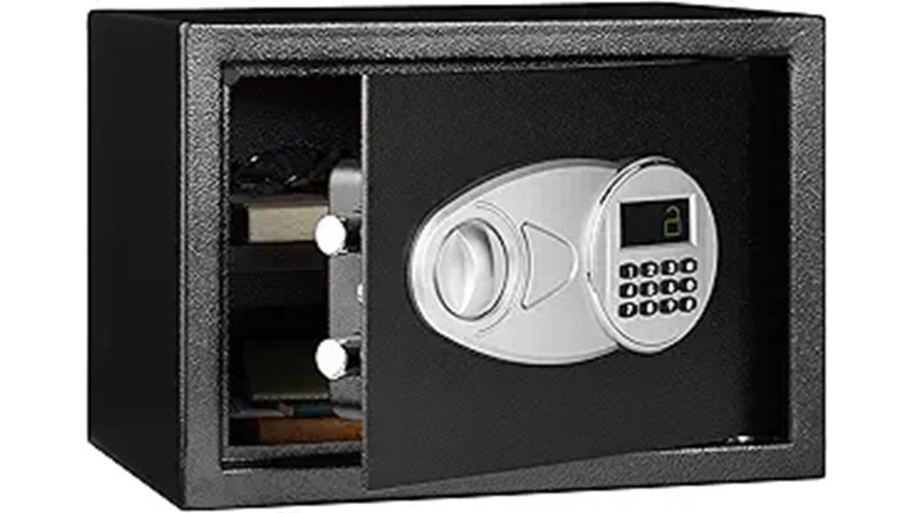 steel security safe keypad