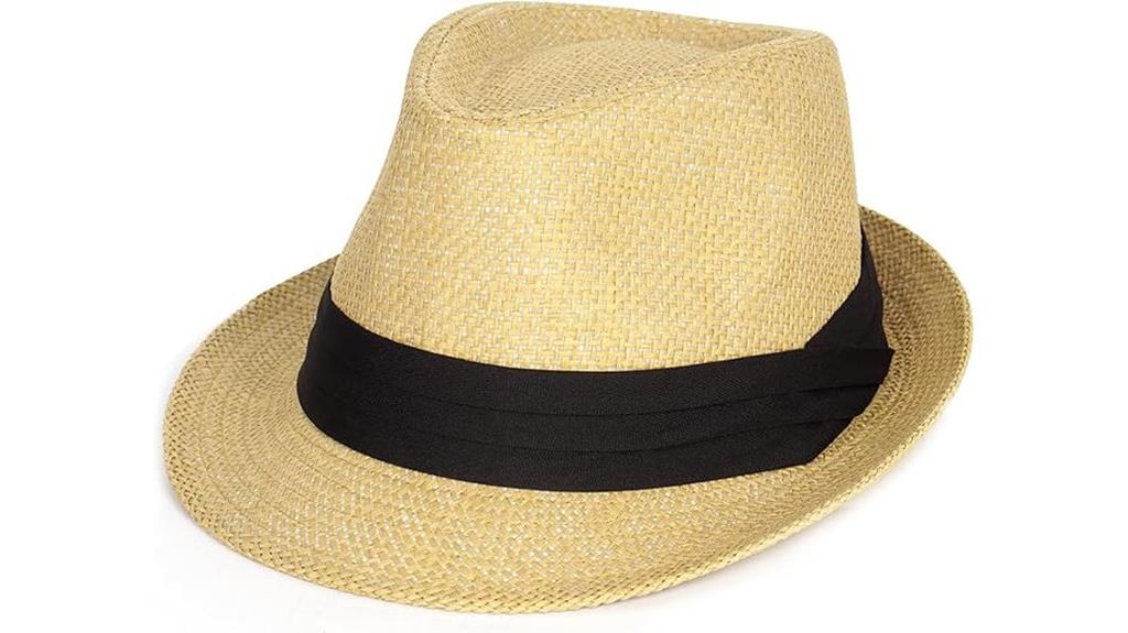 summer straw fedora