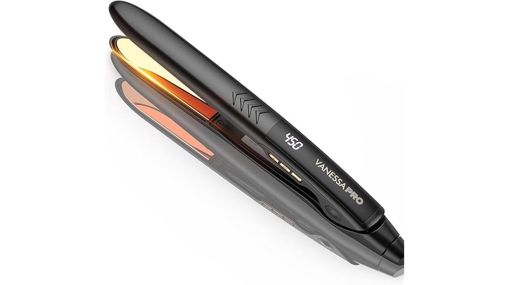 titanium 1 inch hair straightener