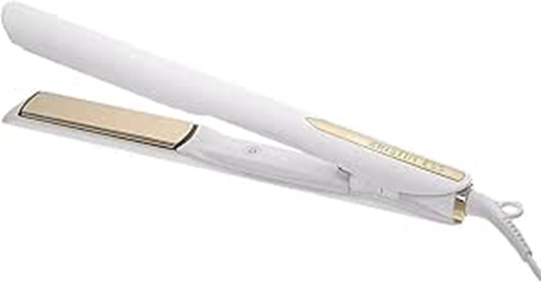 titanium flat iron curler