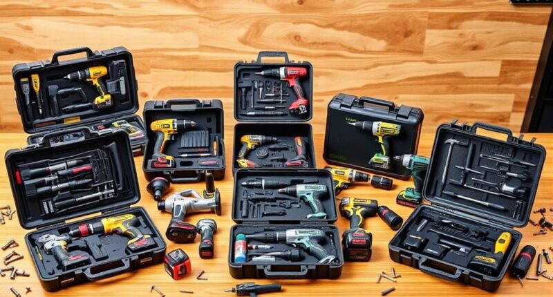 top power tool sets 2025