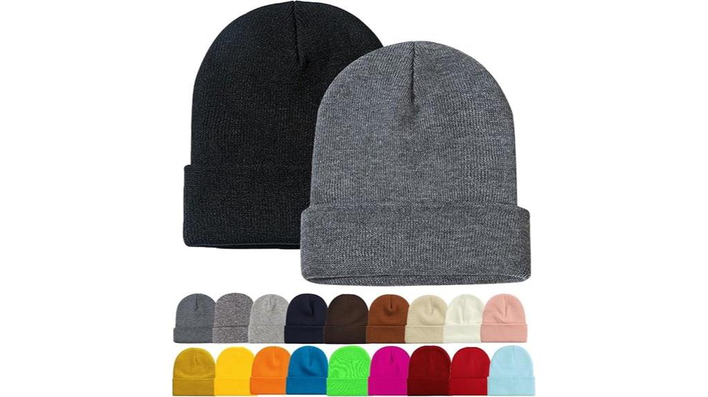 unisex beanie hat pack