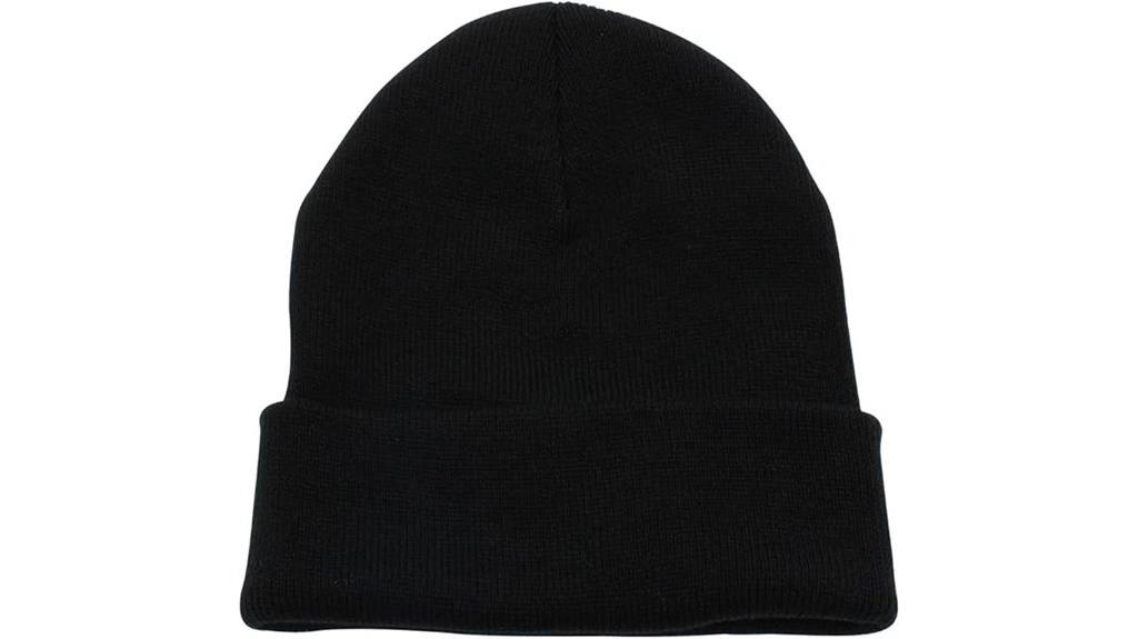 unisex plain knit hat