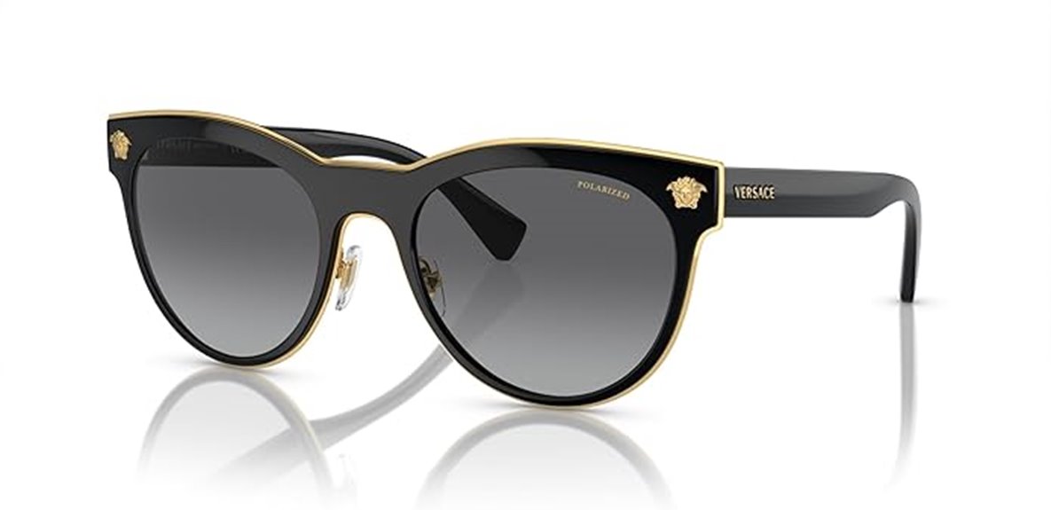 versace women s metal sunglasses