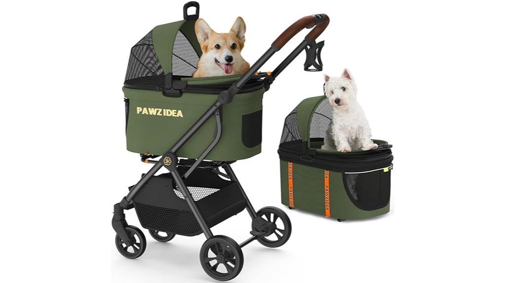 versatile 4 in 1 pet stroller