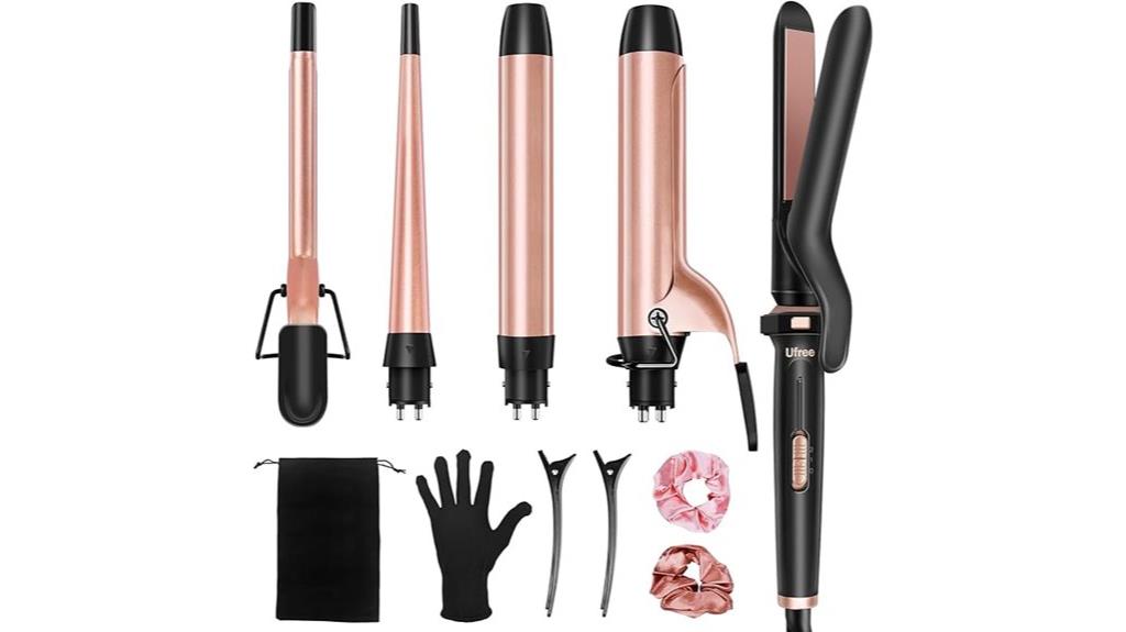 versatile 5 in 1 curling tool