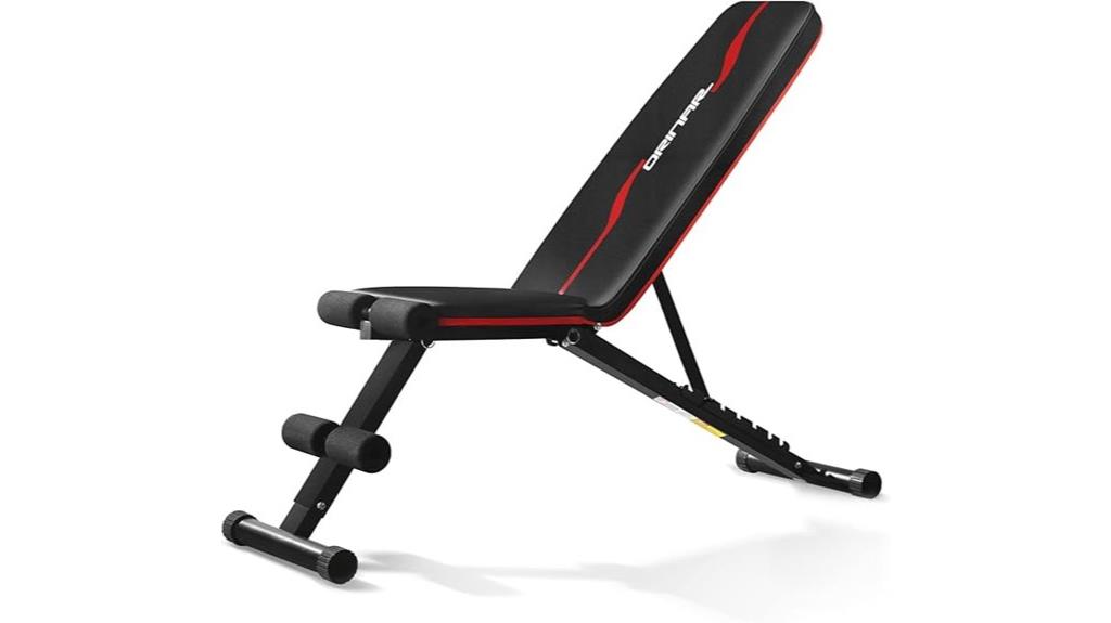versatile adjustable workout bench