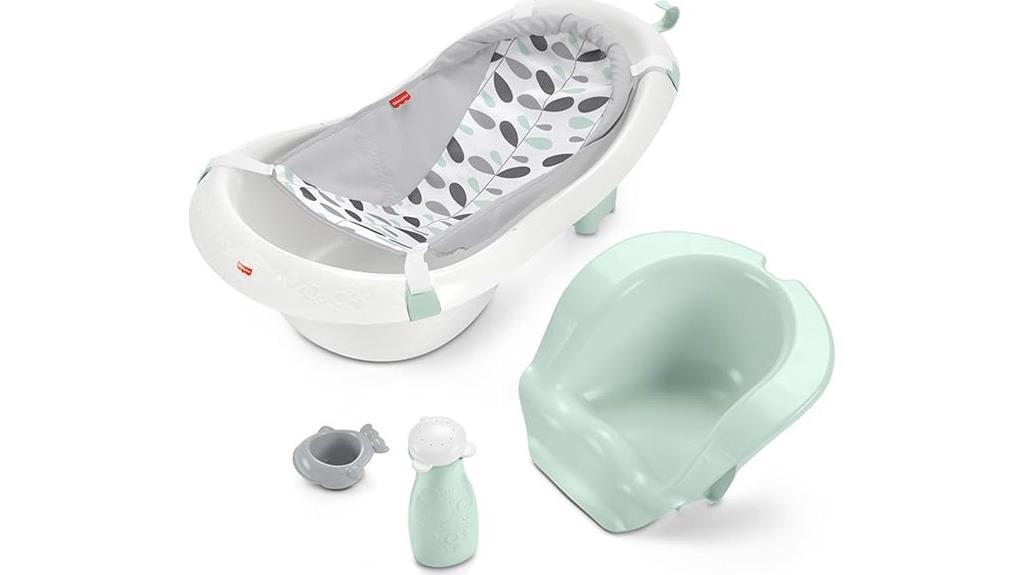 versatile baby bathtub with sling
