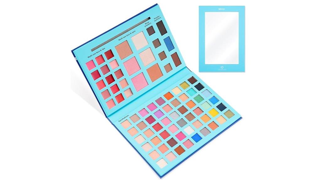 vibrant 54 color eyeshadow palette