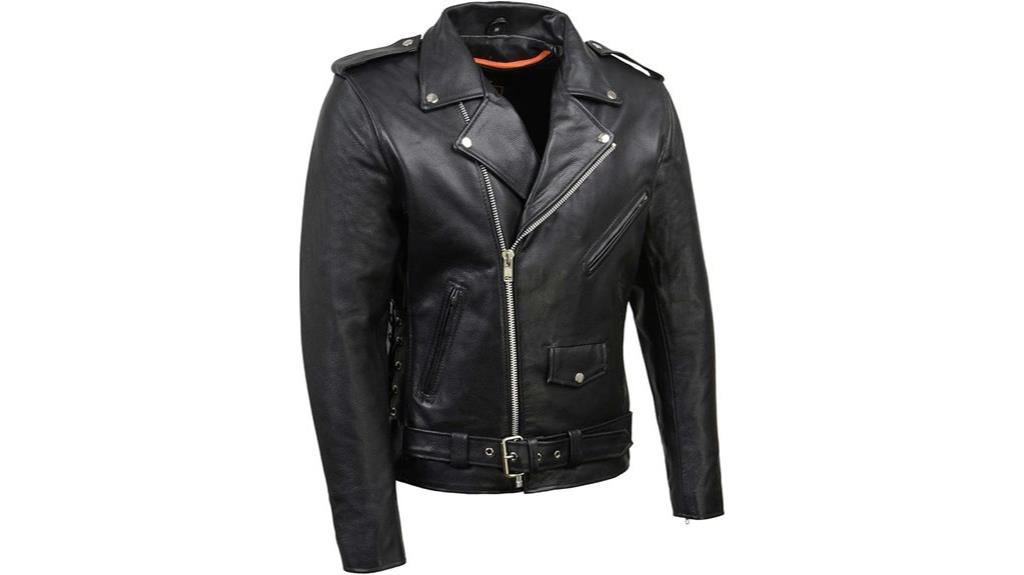 vintage style motorcycle jacket