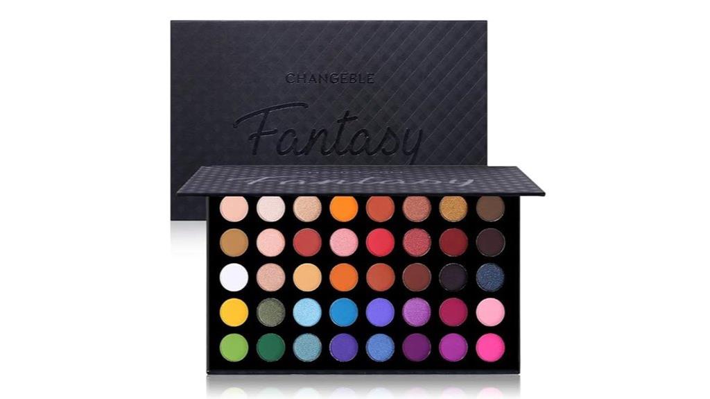 vivid colorful eye palette