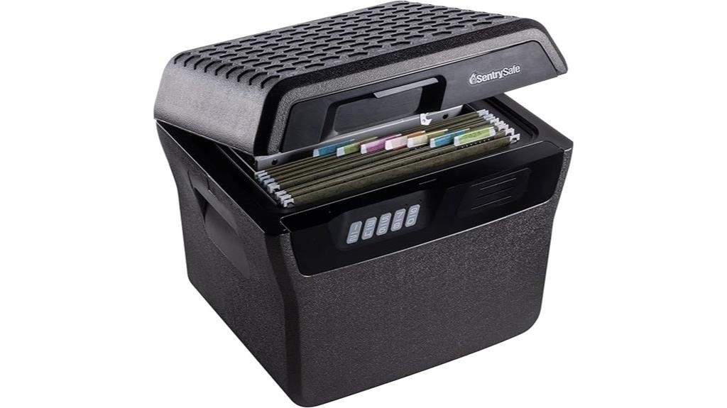 waterproof fireproof safe gray