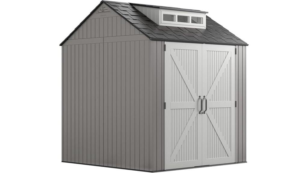 weather resistant 7x7 shed