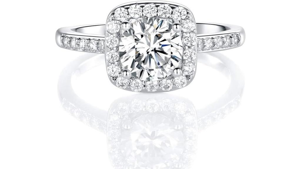 white gold cubic zirconia