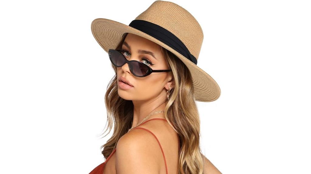 wide brim straw panama