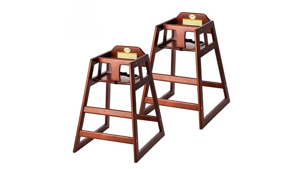 wooden baby high chairs pack