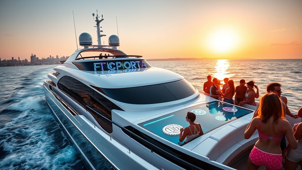 crypto integrated luxury yacht experiences