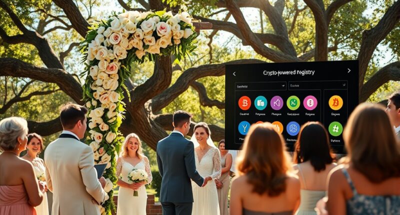 cryptocurrency wedding gift registry