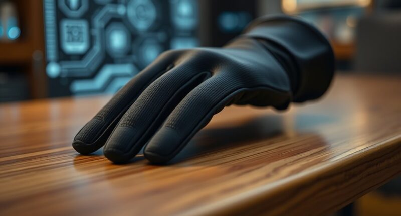 feel digital assets with gloves