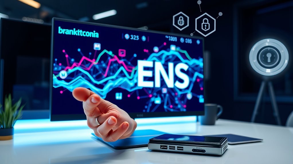 secure decentralized blockchain domains