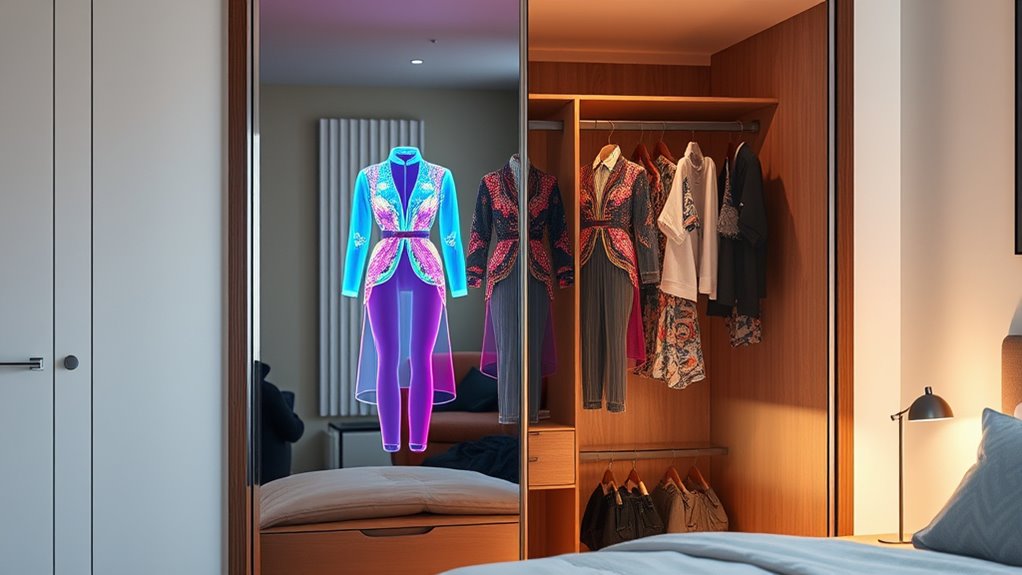 smart wardrobe with ar