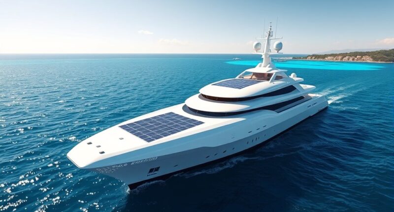 solar powered yacht technology