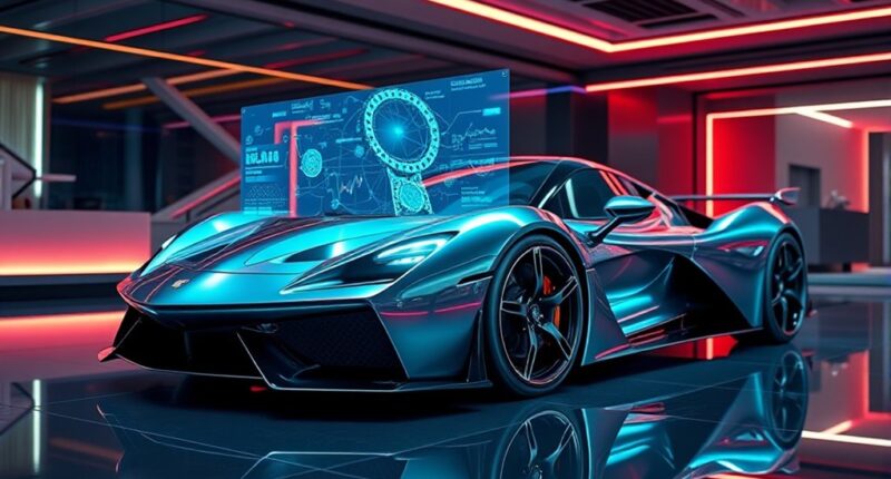supercar digital twin tracking