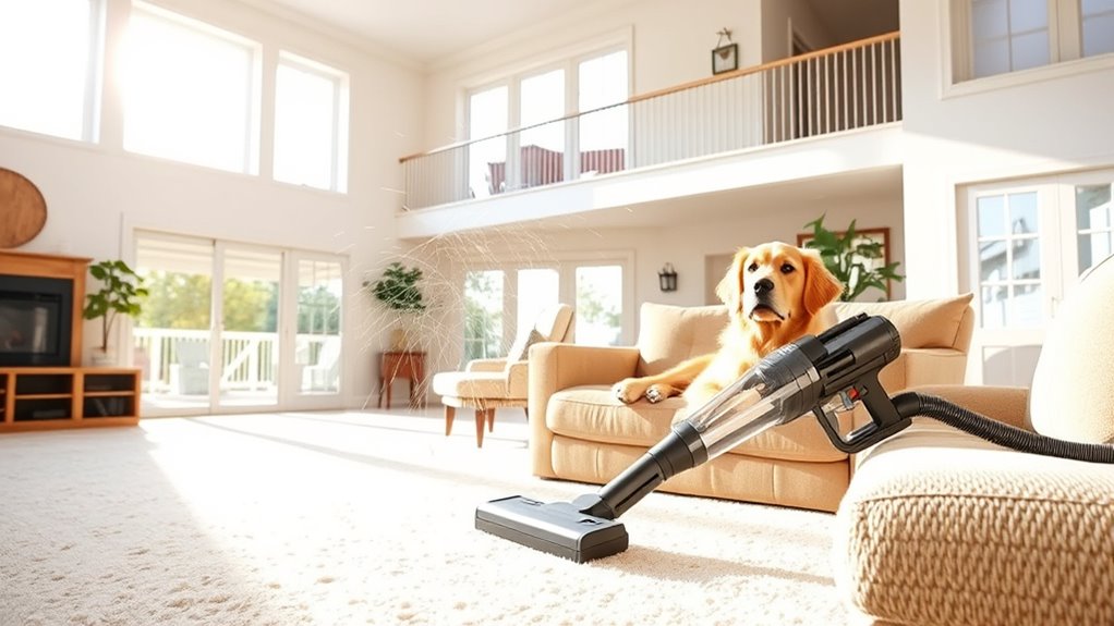 consistent pet hair management