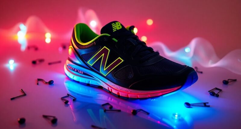 music inspired stylish sneakers