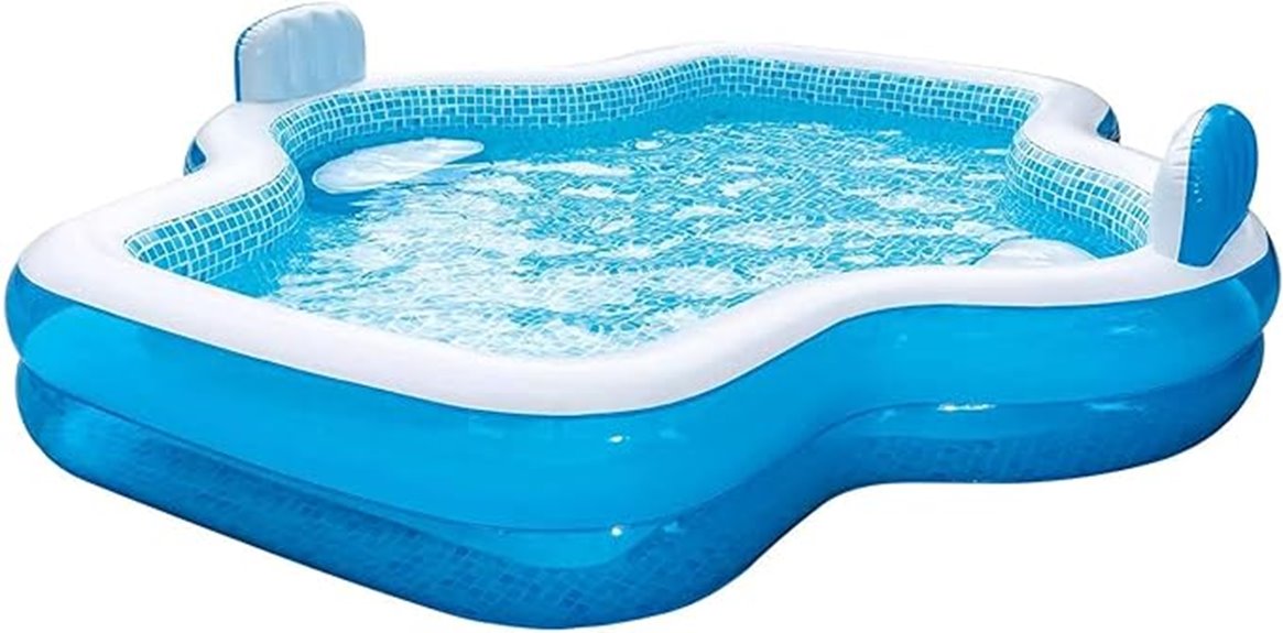 10 ft family inflatable pool