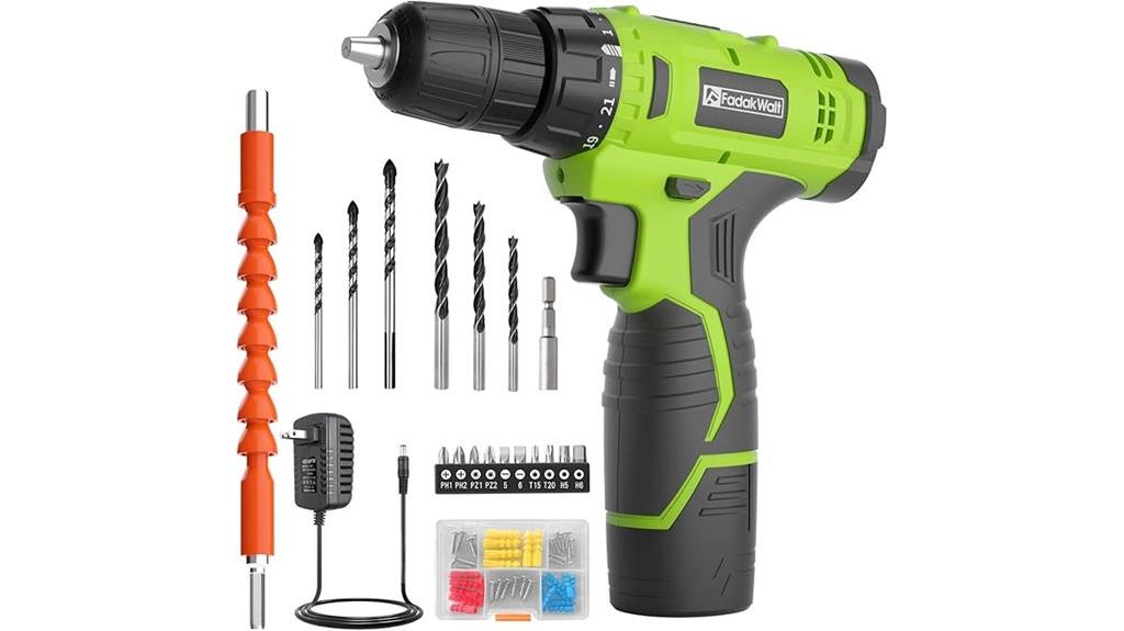 12v cordless drill set