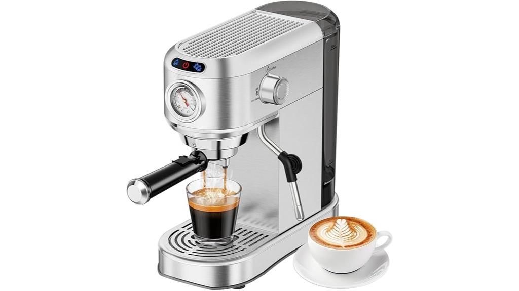 20 bar espresso steam