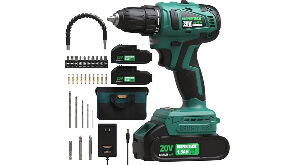 20v drill set with batteries