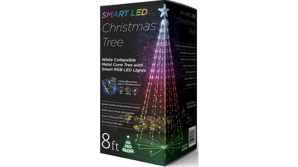 8ft smart led tree