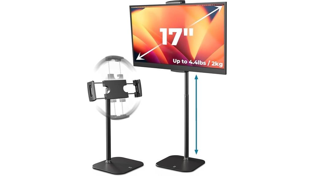 adjustable desk ipad stand