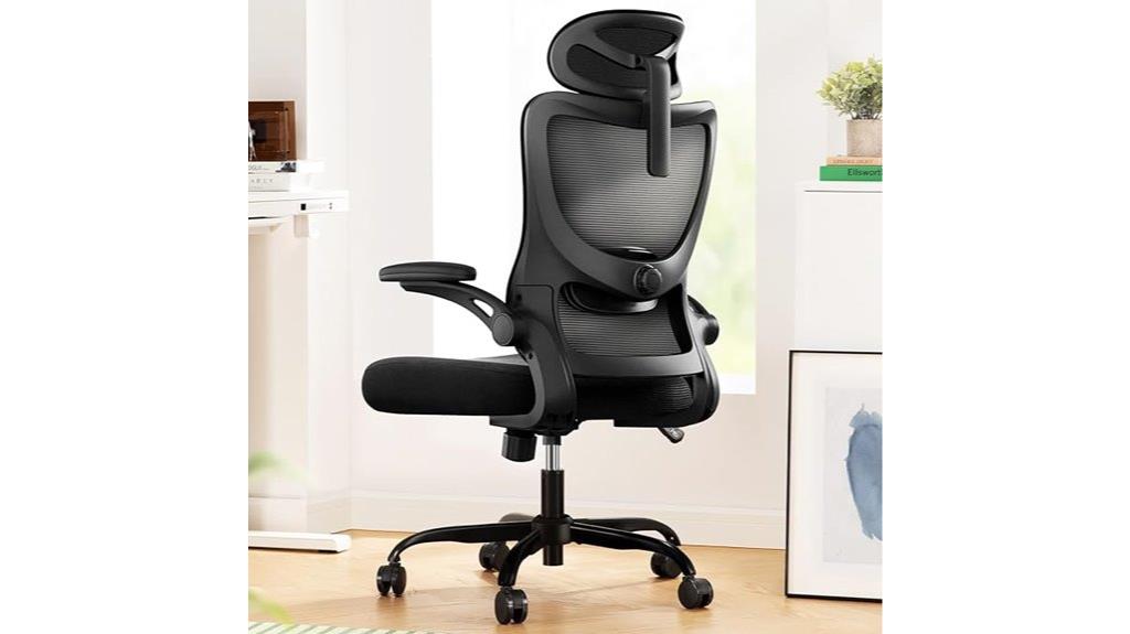 adjustable lumbar office chair