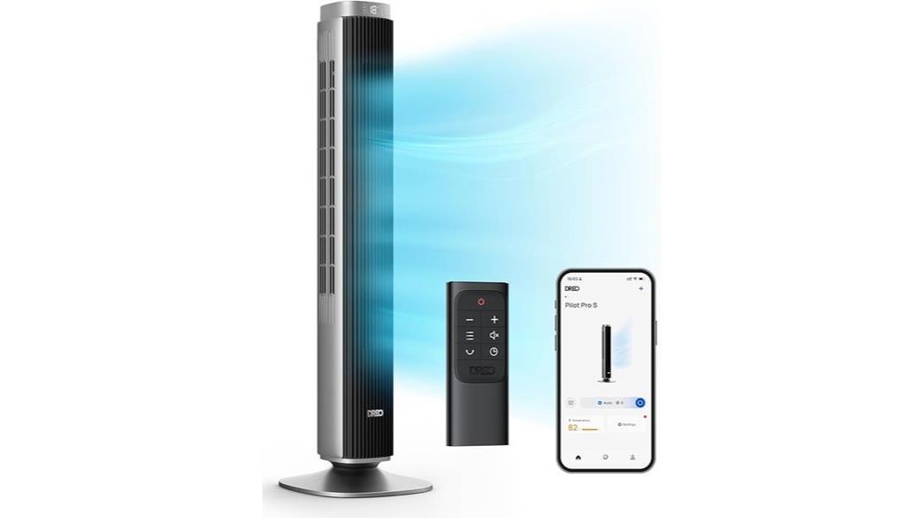 adjustable smart tower fan