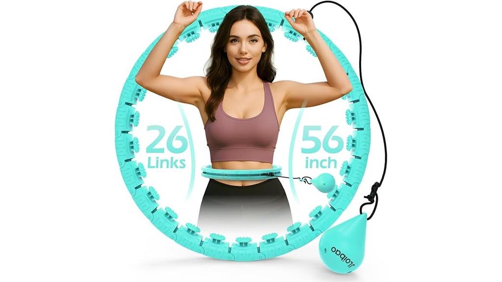 adjustable weighted hula hoop