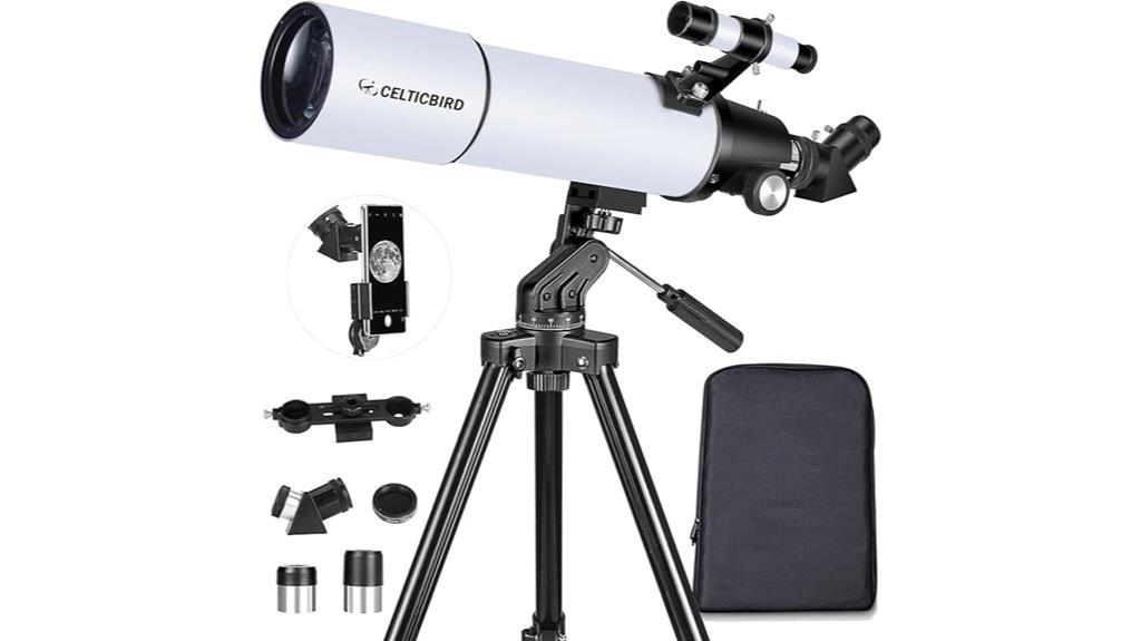 adult 80mm telescope package