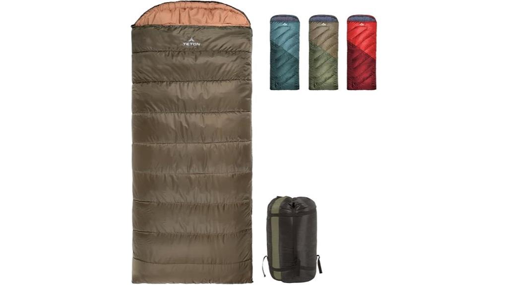 all weather teton sleeping bag