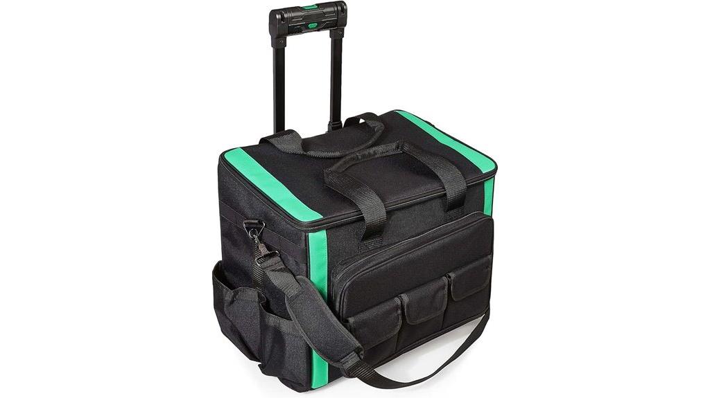 amazon basics rolling tool bag