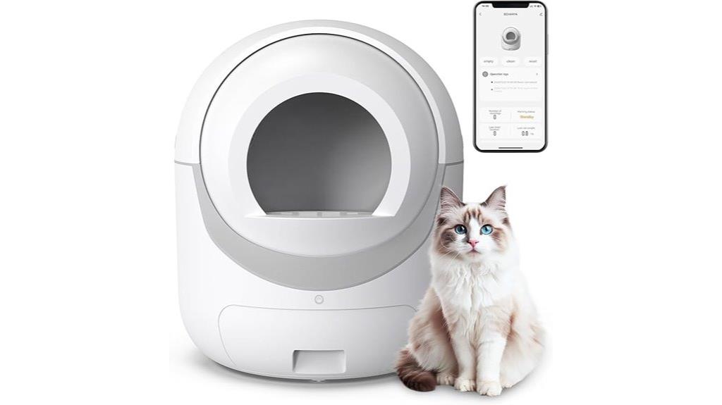 automated app controlled litter box