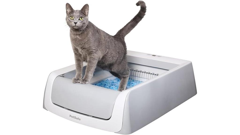 automatic crystal litter box