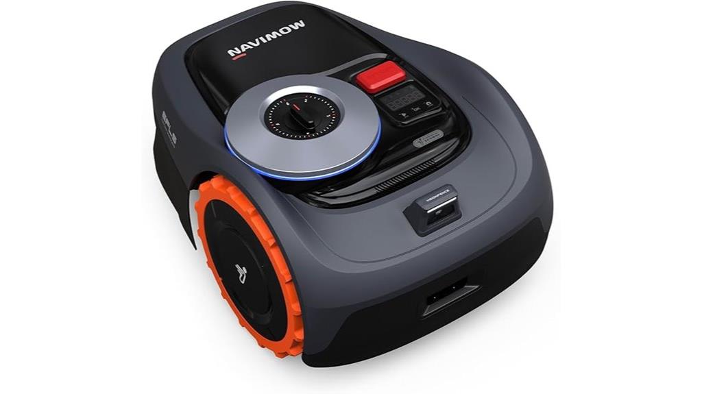 autonomous lawn mowing robot