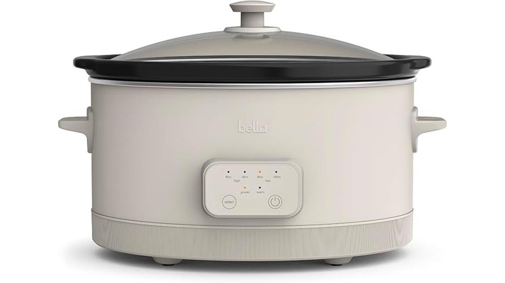 bella 6 quart slow cooker