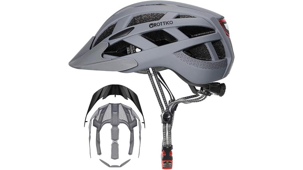 bike helmet with light