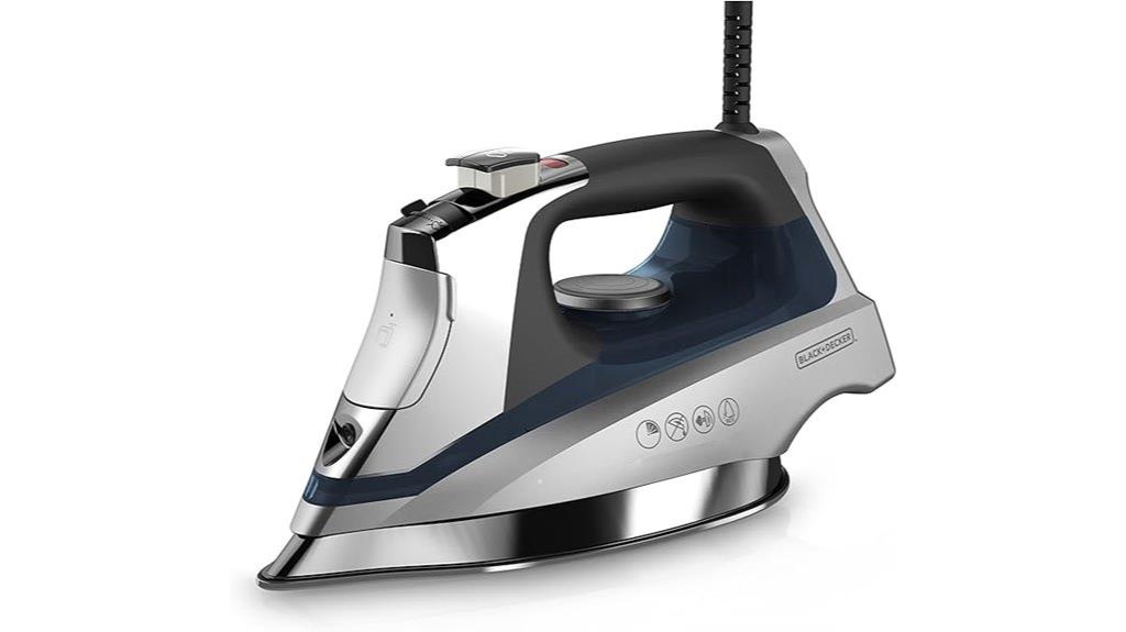 black decker blue iron