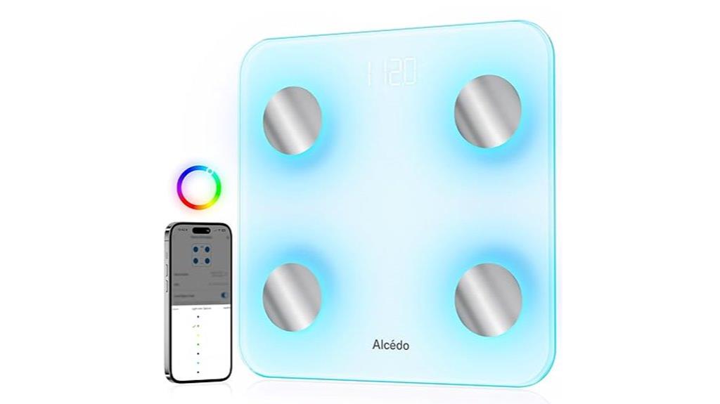 bluetooth enabled body scale